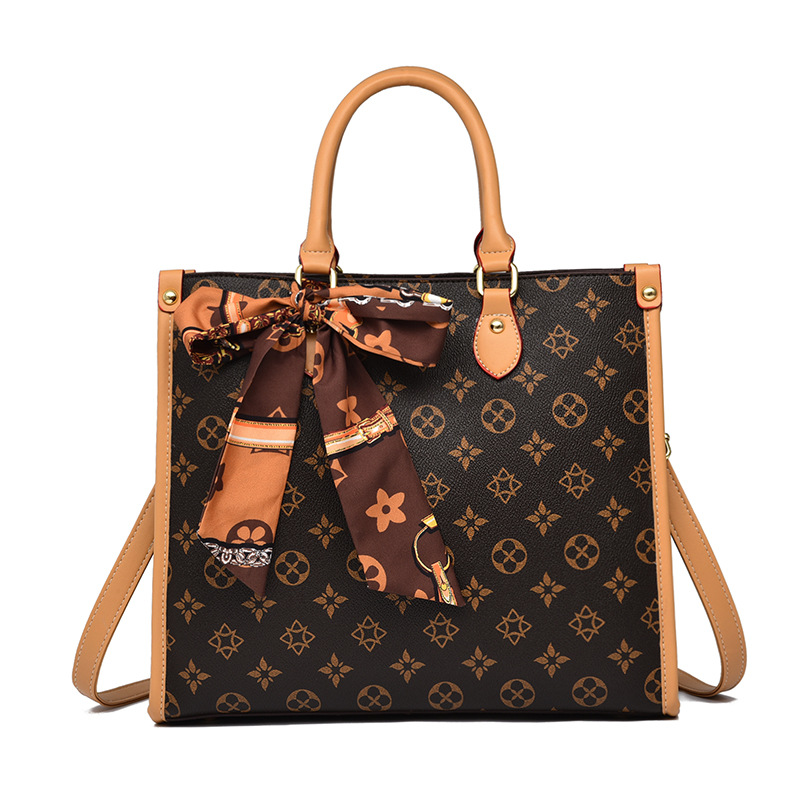 sales leathers shoulder bags elegant temperament bow ribbon handbag large capacity three-layer printed tote bag simple contrast leather handbags, Khaki2-5406
sales leathers shoulder bags elegant temperament bow ribbon handbag large capacity three-layer printed tote bag simple contrast leather handbags, Khaki2-5406