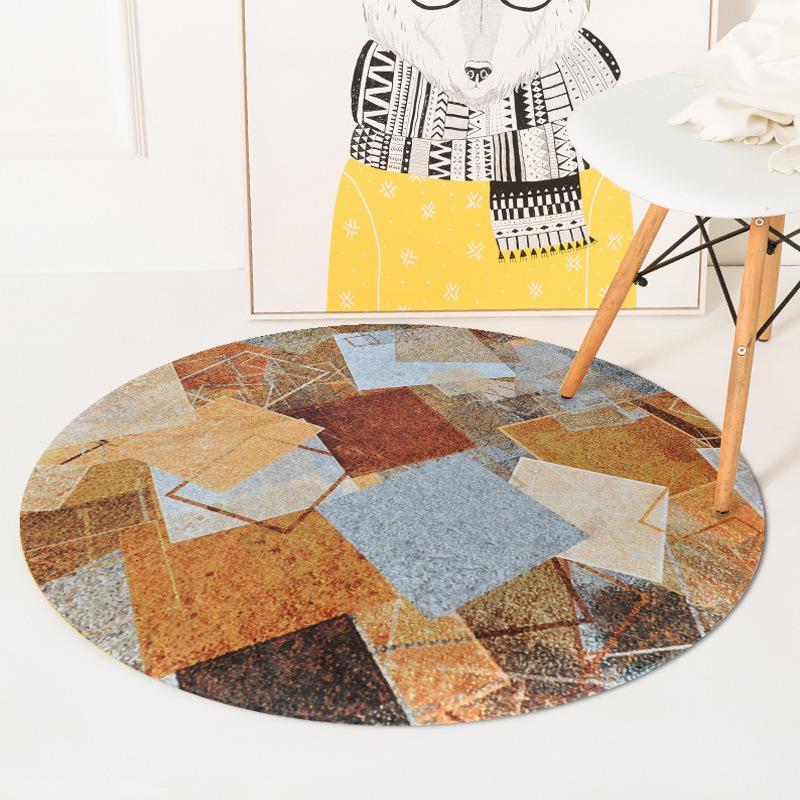 Coffee Color Geometric Round Home Decor Carpet Bedroom Living Room Table Room Hanging Basket Garden Blanket Round Chair Mat1, White
Coffee Color Geometric Round Home Decor Carpet Bedroom Living Room Table Room Hanging Basket Garden Blanket Round Chair Mat1, White