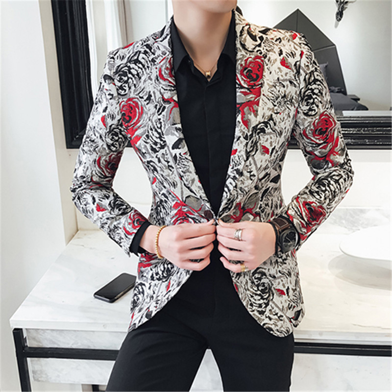 2021 New High Quality Embroidery Print Club Apparel Formal Wedding Prom Blazer Men Slim Costume Homme Plus Size 5xl Kg4i, Red
2021 New High Quality Embroidery Print Club Apparel Formal Wedding Prom Blazer Men Slim Costume Homme Plus Size 5xl Kg4i, Red