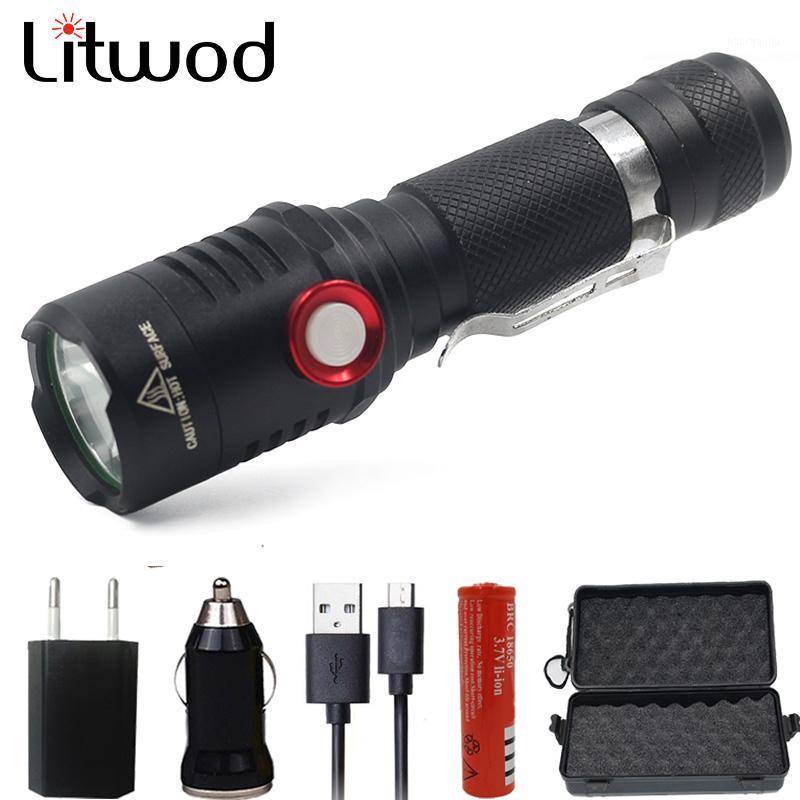 Litwod Z35 Micro USB Rechargeable LED XM-L2 U3 Zoomable 18650 rechargeable battery torch 1 Mode ON / OFF1
Litwod Z35 Micro USB Rechargeable LED XM-L2 U3 Zoomable 18650 rechargeable battery torch 1 Mode ON / OFF1
