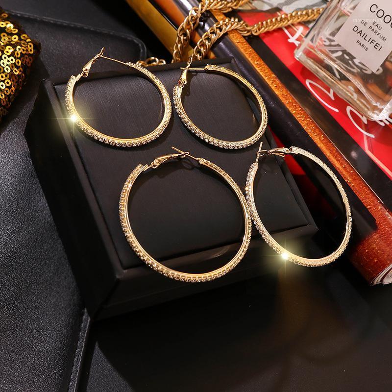 skysuk Sparkling Rhinestone Big Hoop Earrings for Women Elegant Gold Color Crystal Round Circle Earrings Female Jewelry Gifts1
skysuk Sparkling Rhinestone Big Hoop Earrings for Women Elegant Gold Color Crystal Round Circle Earrings Female Jewelry Gifts1