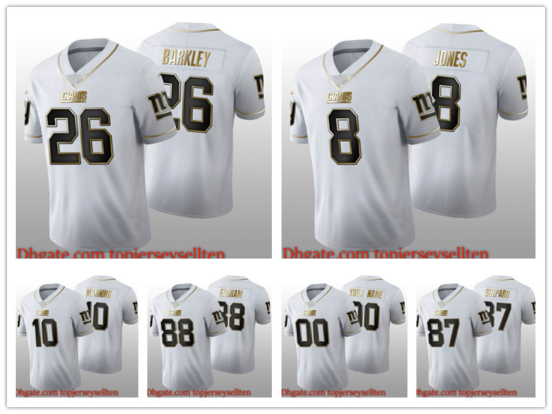 New York''Giants''MEN WOMEN YOUTH Daniel Jones Saquon Barkley White Golden 100th Season football Jersey
New York''Giants''MEN WOMEN YOUTH Daniel Jones Saquon Barkley White Golden 100th Season football Jersey