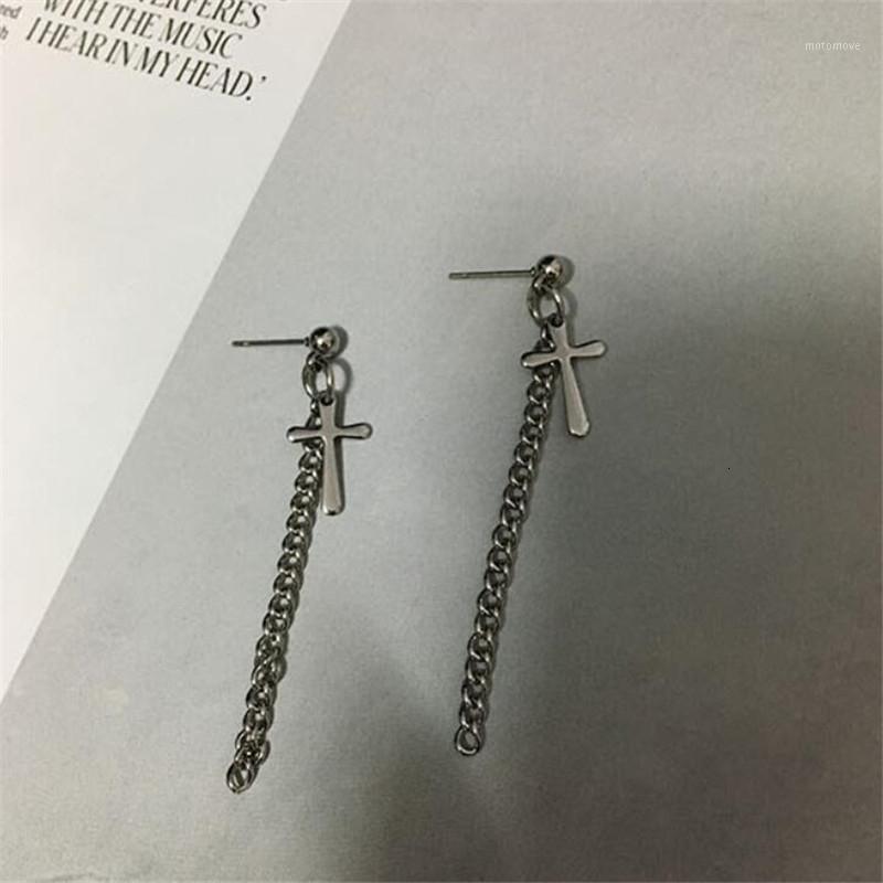 Korean Fashion Vintage stainless steel Cross Long Chain Drop Earrings for Men and Women Party Hip Hop Punk Jewelry Gift Brincos1
Korean Fashion Vintage stainless steel Cross Long Chain Drop Earrings for Men and Women Party Hip Hop Punk Jewelry Gift Brincos1