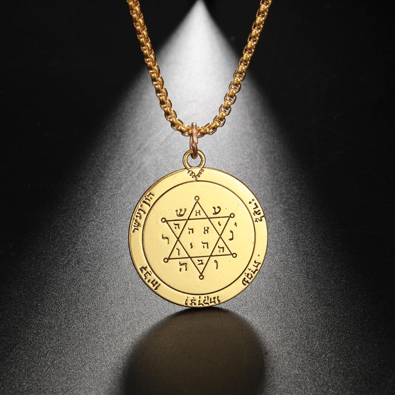 EUEAVAN 10pcs Wicca Star Pentagram Pendant Necklace Seal Of Solomon Design Talisman Amulet Jewelry For Men Women
EUEAVAN 10pcs Wicca Star Pentagram Pendant Necklace Seal Of Solomon Design Talisman Amulet Jewelry For Men Women