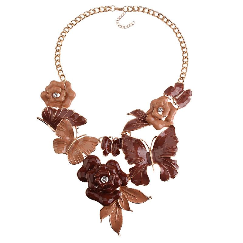 BK Woman Charm Flower Statement Pendant Necklace Oil Drop Chain Bib Collar Choker Clavicle Exaggerated Jewelry Gift New
BK Woman Charm Flower Statement Pendant Necklace Oil Drop Chain Bib Collar Choker Clavicle Exaggerated Jewelry Gift New