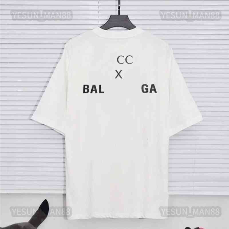 Designer Luxury Summer Balencaigas Classic CC Joint Letter Printing T Shirt Mens And Womens Couple Loose Short Sleeve Top
Designer Luxury Summer Balencaigas Classic CC Joint Letter Printing T Shirt Mens And Womens Couple Loose Short Sleeve Top