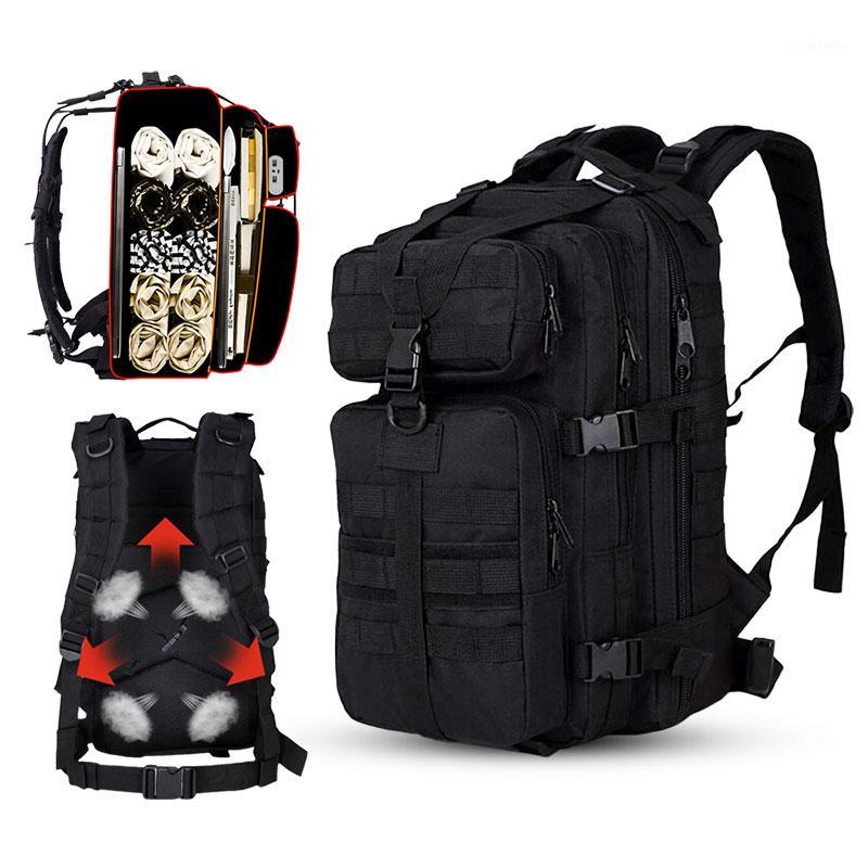 35L Tactical Backpack Waterproof 3P Hiking Camping Trekking Fishing Hunting Travel Rucksack Mountaineering Sport Bag1, Black
35L Tactical Backpack Waterproof 3P Hiking Camping Trekking Fishing Hunting Travel Rucksack Mountaineering Sport Bag1, Black