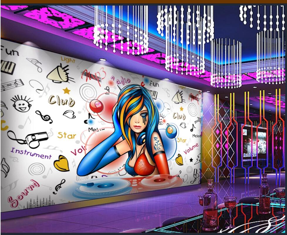 3d wallpaper custom photo mural Music HD Beauty Bar Nightclub KTV living room home decor 3d wall murals wallpaper for living room, Non-woven wallpaper
3d wallpaper custom photo mural Music HD Beauty Bar Nightclub KTV living room home decor 3d wall murals wallpaper for living room, Non-woven wallpaper