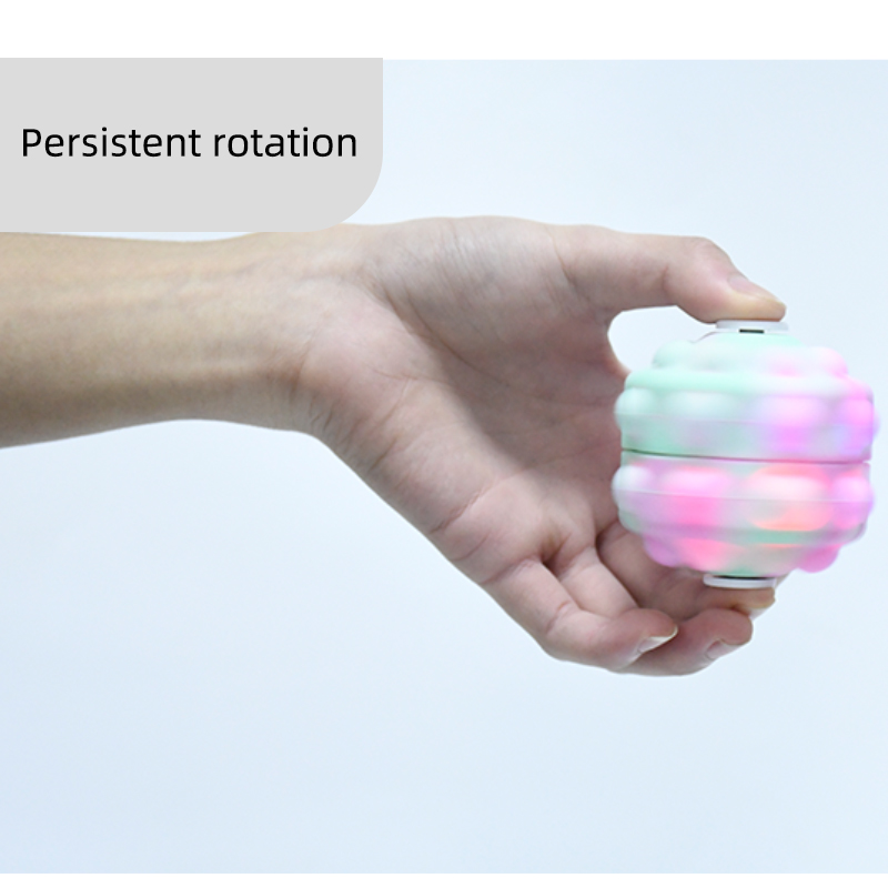 2022 Fidgetyg Silicone kneading ball toy rat killing pioneer 3D decompression ball popit luminous rotary extrusion toys