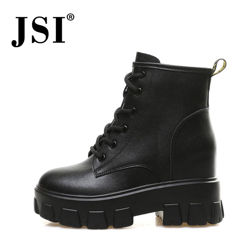 JSI Mid-calf height Increaing Boots Winter Lsdies Cross-tied Shoes white Genuine Leather Chunky Heel Boots Shoes JO619, Black
JSI Mid-calf height Increaing Boots Winter Lsdies Cross-tied Shoes white Genuine Leather Chunky Heel Boots Shoes JO619, Black
