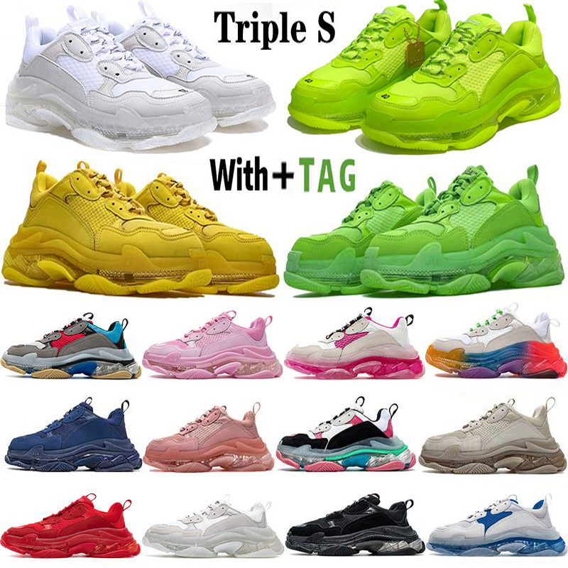 2022 Newest Arrival Fashion Crystal Bottom Paris 17W Triple S Women Mens Casual Shoes Vintage Dad Platform Sneakers Trainers Designer Flat Run Shoe -45, 32 36-45
2022 Newest Arrival Fashion Crystal Bottom Paris 17W Triple S Women Mens Casual Shoes Vintage Dad Platform Sneakers Trainers Designer Flat Run Shoe -45, 32 36-45