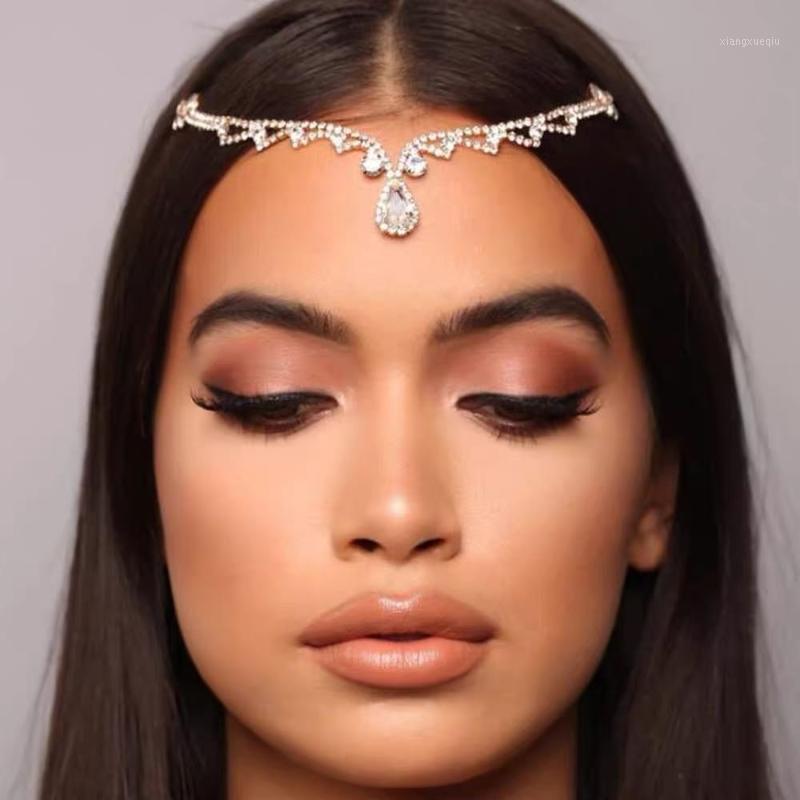 Luxury Wedding Headdress Crystal Bridal Necklace Rhinestone Pendant Forehead Accessories Gift Hair Clips & Barrettes, Golden;silver
Luxury Wedding Headdress Crystal Bridal Necklace Rhinestone Pendant Forehead Accessories Gift Hair Clips & Barrettes, Golden;silver