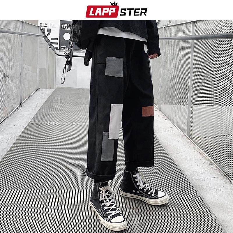 LAPPSTER Men Patchwork Korean Harem Pants 2020 Mens Chic Harajuku Black Sweatpants Joggers Male Hip Hop Casual Cargo Pants
LAPPSTER Men Patchwork Korean Harem Pants 2020 Mens Chic Harajuku Black Sweatpants Joggers Male Hip Hop Casual Cargo Pants