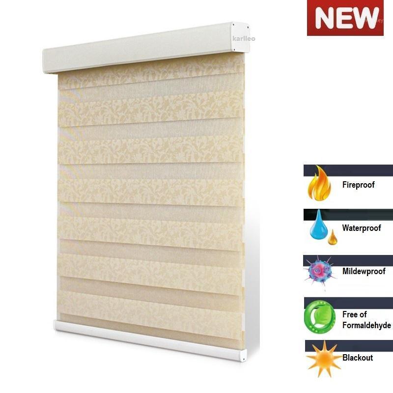 Waterproof Jacquard Zebra Roller Blinds Dual Shades Custom Made Manual or Electric SCTB2 Fireproof1, 102 light grey
Waterproof Jacquard Zebra Roller Blinds Dual Shades Custom Made Manual or Electric SCTB2 Fireproof1, 102 light grey