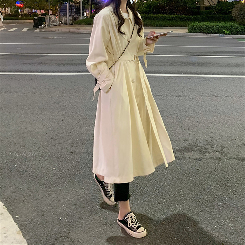 2021 New Fashionable Women a Black Line Trench Coats Single Breast Chic British Style Waistband Long Jacket 5QB8
2021 New Fashionable Women a Black Line Trench Coats Single Breast Chic British Style Waistband Long Jacket 5QB8