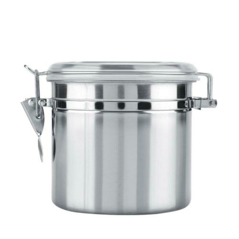 High Quality New Stainless Steel Airtight Sealed Canister Coffee Bean Sugar Storage Container
High Quality New Stainless Steel Airtight Sealed Canister Coffee Bean Sugar Storage Container