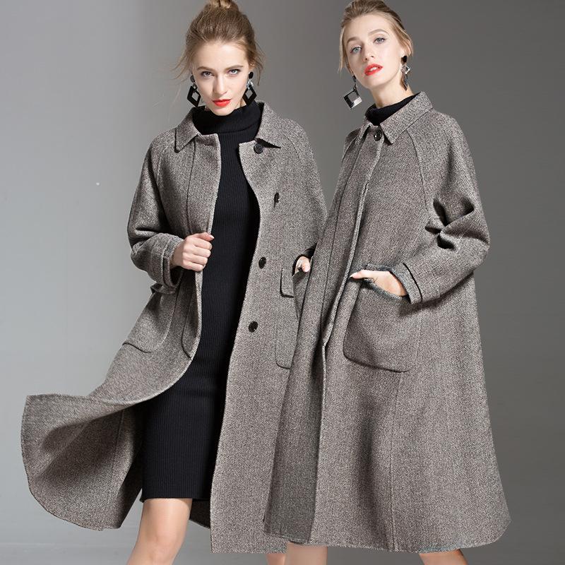 Autumn Cashmere Coat Fur collar Warm Winter Coat Khaki Women Long Wool Office Lady Slim Female Overcoat Oversize Plussize, Picture color
Autumn Cashmere Coat Fur collar Warm Winter Coat Khaki Women Long Wool Office Lady Slim Female Overcoat Oversize Plussize, Picture color