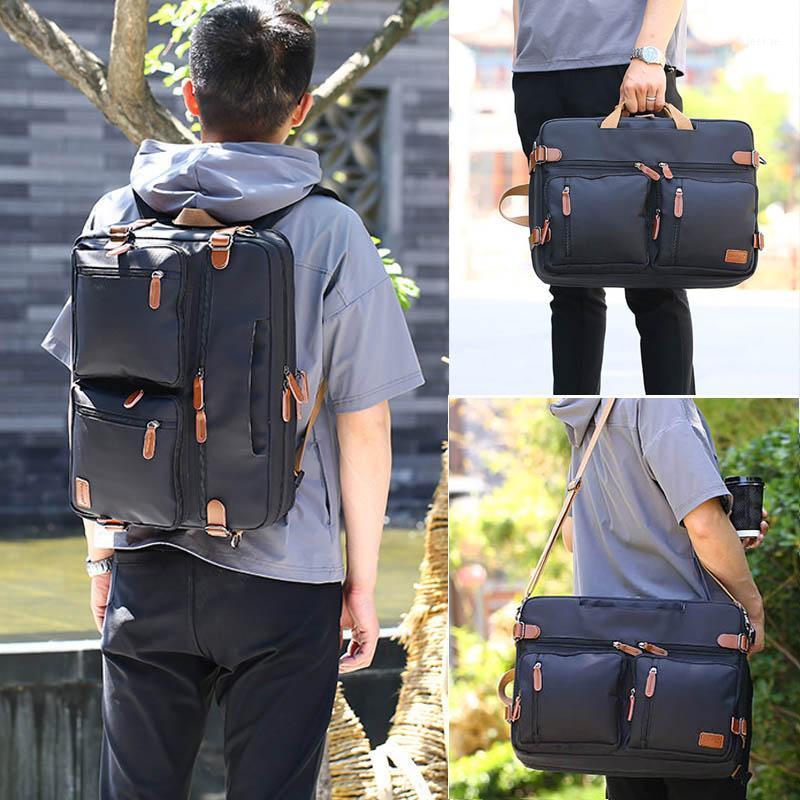 Convertible 17" 15" Briefcase Men Canvas Laptop Bag Male Handbag Messenger Bag Multifunctional Suitcase Travel Shoulder Bags1, Black nylon 15
Convertible 17" 15" Briefcase Men Canvas Laptop Bag Male Handbag Messenger Bag Multifunctional Suitcase Travel Shoulder Bags1, Black nylon 15