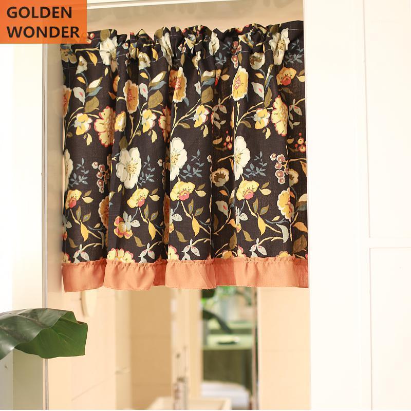 American style Retro Cotton Curtain Half Door Cabinet Basin Decorative Short Ready Made Chinese Curtain1, As picture
American style Retro Cotton Curtain Half Door Cabinet Basin Decorative Short Ready Made Chinese Curtain1, As picture