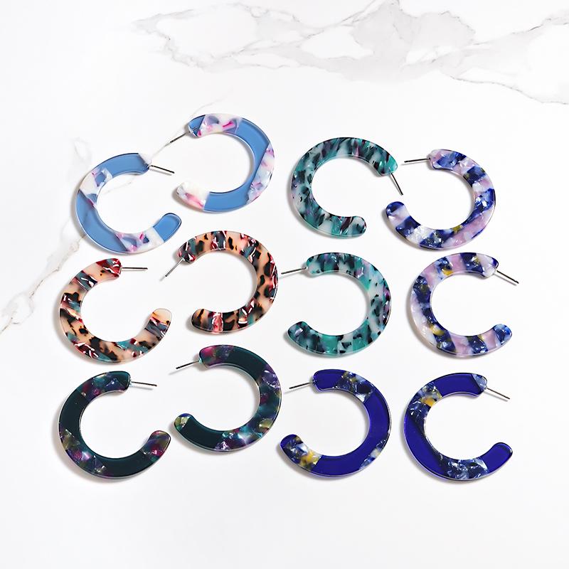 Big Round C Geometric Earrings For Women Acrylic Colorful Striped Brincos Earrings Bohemian Earing Simple Jewelry Gifts 2021
Big Round C Geometric Earrings For Women Acrylic Colorful Striped Brincos Earrings Bohemian Earing Simple Jewelry Gifts 2021