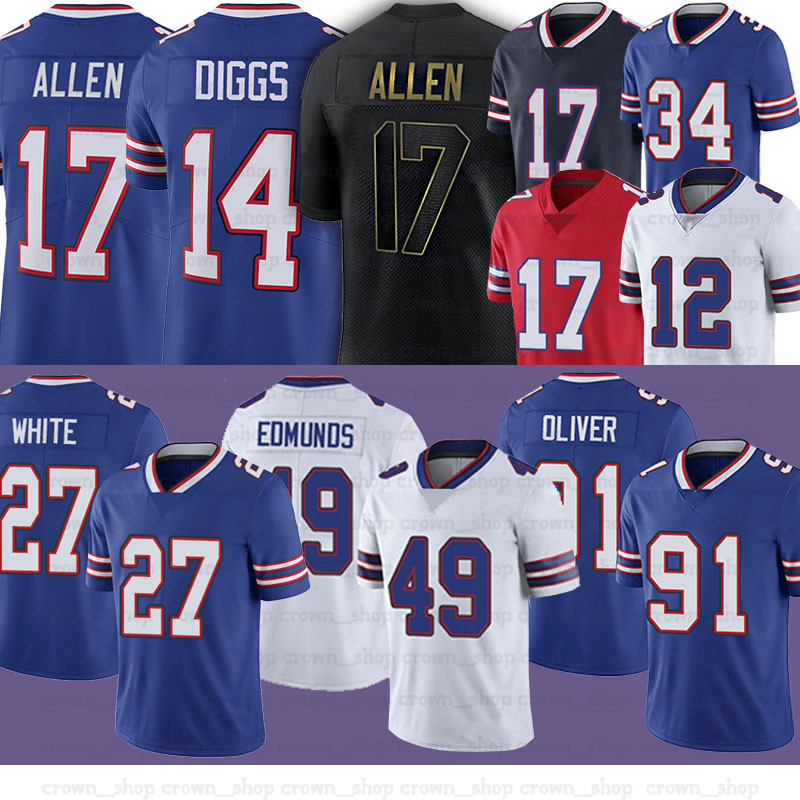 14 Stefon Diggs 17 Josh Allen 12 Jim Kelly 34 Thurman Thomas 27 Tre'Davious White 49 Tremaine Edmunds 91 Oliver football Jersey, Jersey(bi-er)
14 Stefon Diggs 17 Josh Allen 12 Jim Kelly 34 Thurman Thomas 27 Tre'Davious White 49 Tremaine Edmunds 91 Oliver football Jersey, Jersey(bi-er)