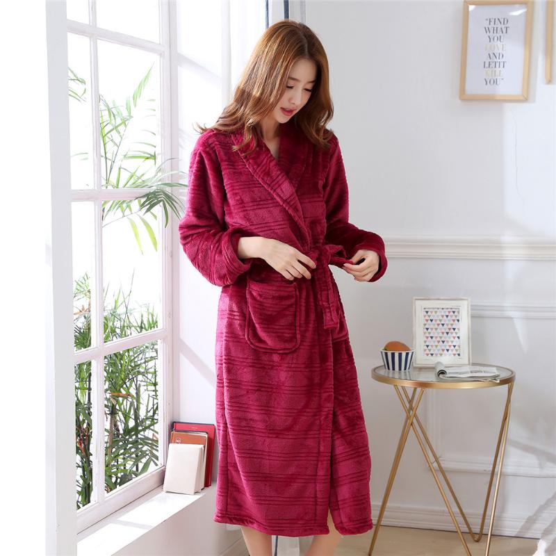 Soft Coral Winter Warm Belt Pyjamas Home Clothing Fleece Robe Women Sleepwear Nightgown Kimono Gown Bathrobe Flannel LoungeDress, Black
Soft Coral Winter Warm Belt Pyjamas Home Clothing Fleece Robe Women Sleepwear Nightgown Kimono Gown Bathrobe Flannel LoungeDress, Black
