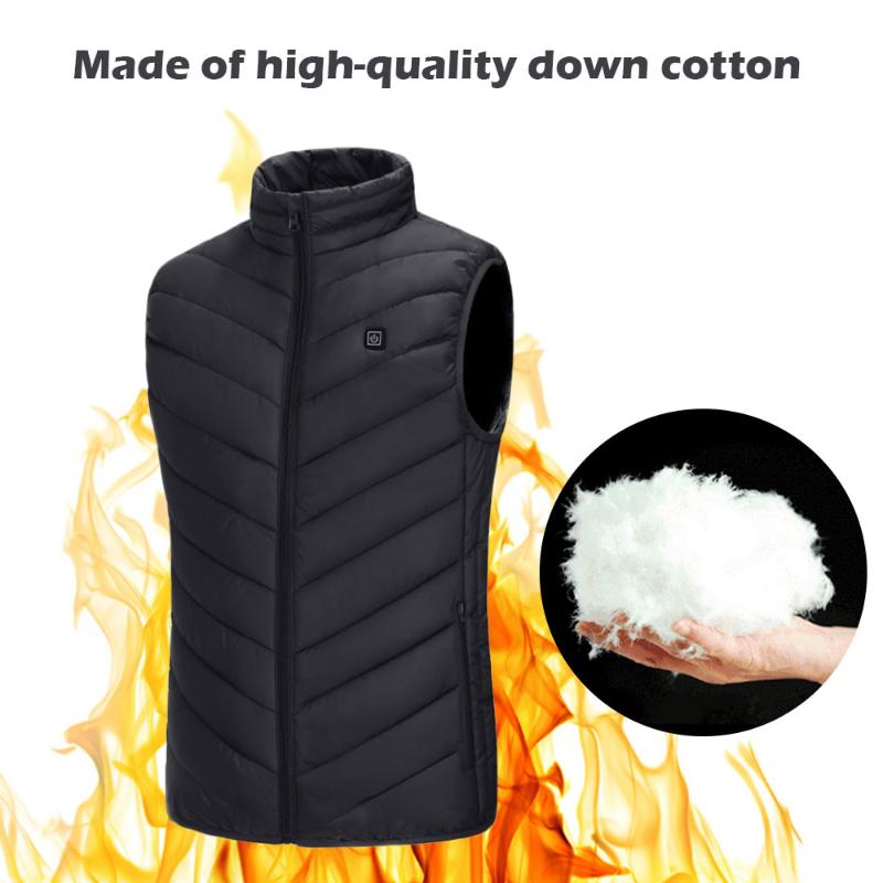 unisex Heating Vest Warmer warm Waistcoat USB 3 Levels Adjustable Temperature High Collar Zipper for Outdoor Climbing Hiking, Black
unisex Heating Vest Warmer warm Waistcoat USB 3 Levels Adjustable Temperature High Collar Zipper for Outdoor Climbing Hiking, Black