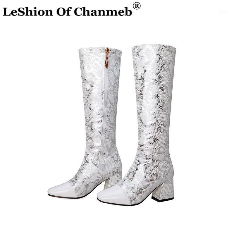 New Snake Printing Knee High Boots for Ladies Bigger Size 48 Thick Heels Zipper Long Boots Women's Winter Shoes zapatos de mujer1, Beige snake boots
New Snake Printing Knee High Boots for Ladies Bigger Size 48 Thick Heels Zipper Long Boots Women's Winter Shoes zapatos de mujer1, Beige snake boots
