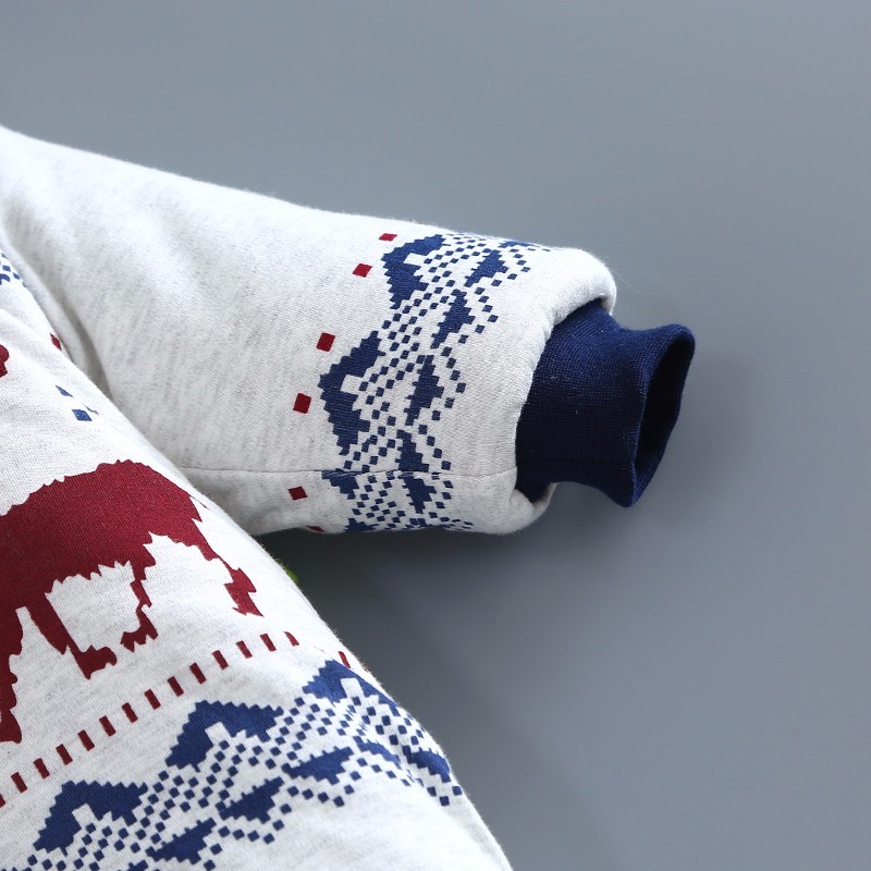 Spring Baby Boys Girls Clothing Cotton Newborn Baby Boy Rompers Winter Children Infant Christmas Clothes for 0-12 Months C0126