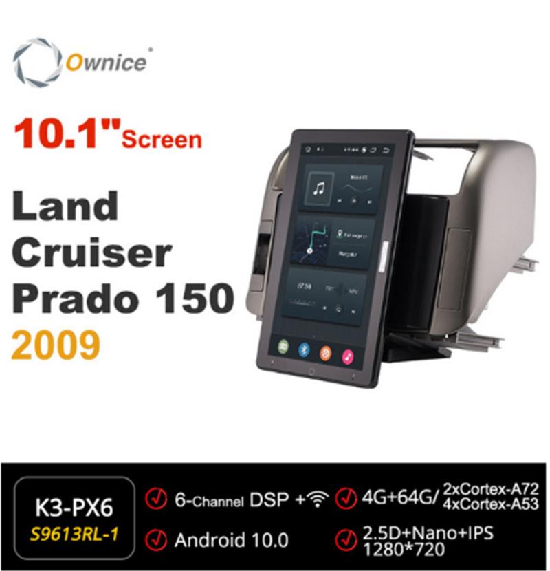 10.1 Inch 720P Ownice 1 Din Android 10.0 Car Radio forToyota Land Cruiser Prado 2009 GPS Auto Player Head Unit IPS Rotatable
10.1 Inch 720P Ownice 1 Din Android 10.0 Car Radio forToyota Land Cruiser Prado 2009 GPS Auto Player Head Unit IPS Rotatable