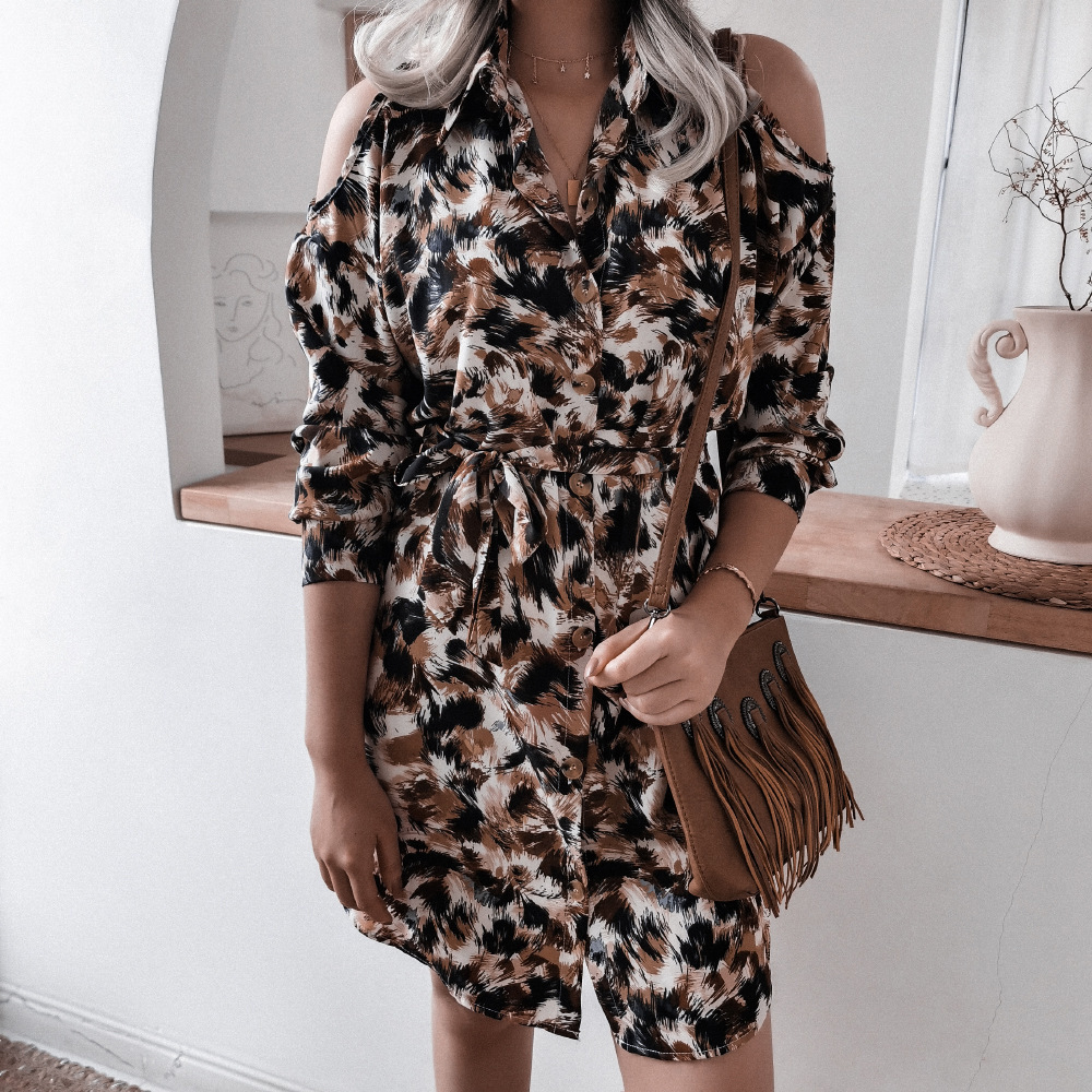 2021 New Women Spring Off Shoulder Print Shirt Female Single Breasted Long Sleeve Office Ladies Boho Casual Loose Vestidos 4nzz, As picture
2021 New Women Spring Off Shoulder Print Shirt Female Single Breasted Long Sleeve Office Ladies Boho Casual Loose Vestidos 4nzz, As picture