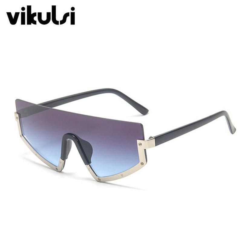 Unisex Gradient Luxury Half Frame one Piece Sunglasses Women Brand Designer Rivet Punk Sun Glasses For Female Men Trend Sunglass
Unisex Gradient Luxury Half Frame one Piece Sunglasses Women Brand Designer Rivet Punk Sun Glasses For Female Men Trend Sunglass