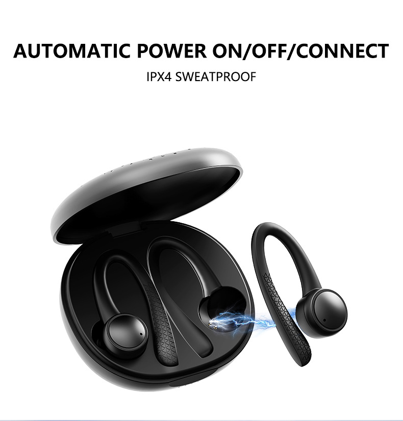 TWS Wireless Bluetooth 50 Earphone Running HiFi Stereo Headphones Sports Headset With Mic For IOS Android Headphone2375999