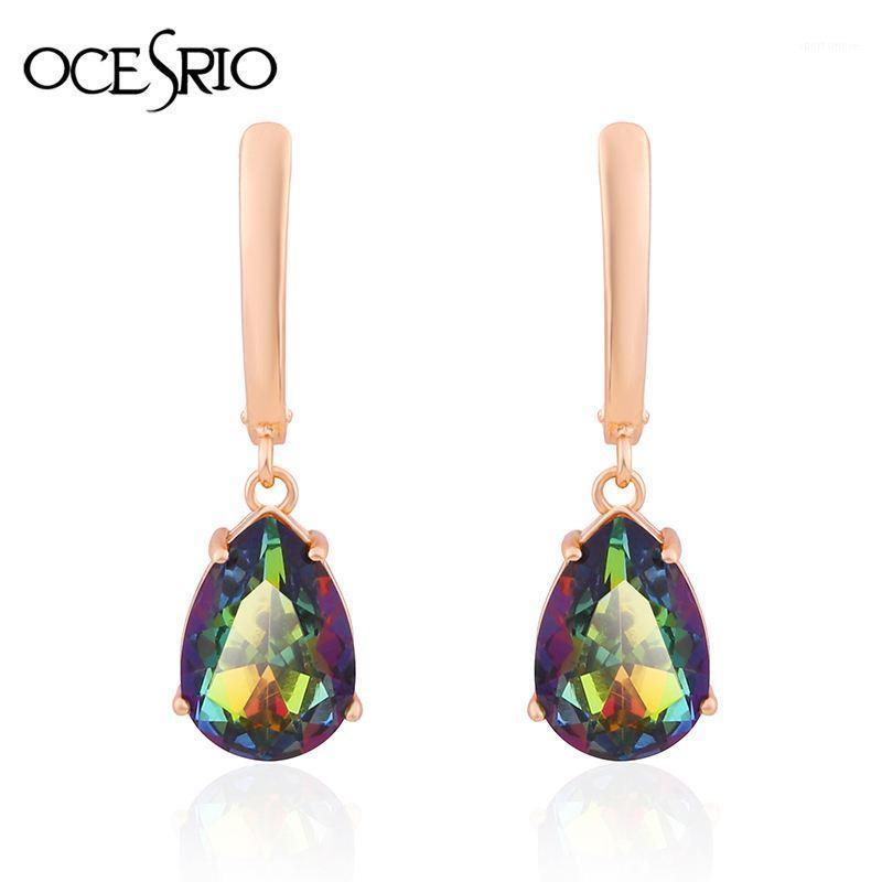 OCESRIO Fashion Zircon Gold 585 Earrings for Women Water Drop Rose Gold Earrings 585 Earings Fashion Jewelry ers-j421
OCESRIO Fashion Zircon Gold 585 Earrings for Women Water Drop Rose Gold Earrings 585 Earings Fashion Jewelry ers-j421