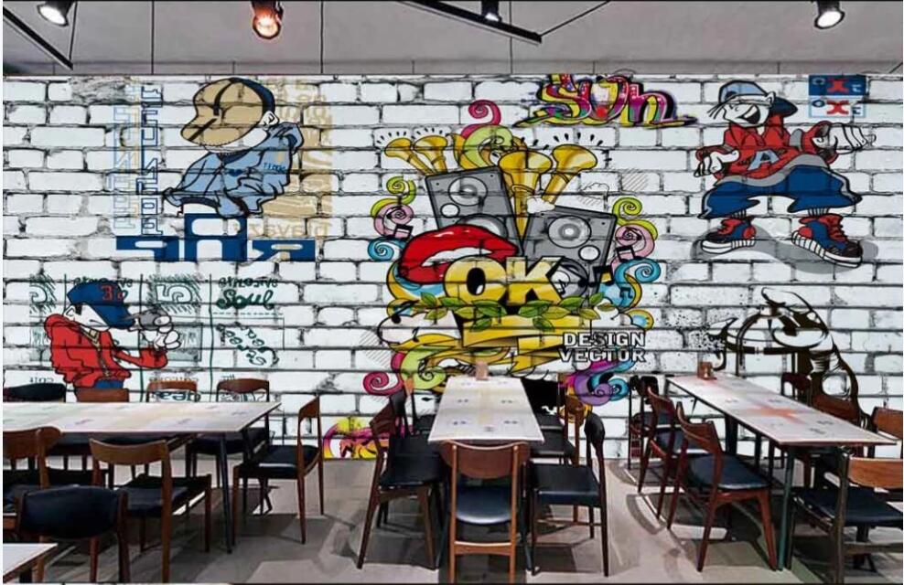 custom mural photo wallpaper 3d European trend street hip hop hand drawn graffiti home decor 3d wall mural wall papers in the living room, Non-woven wallpaper
custom mural photo wallpaper 3d European trend street hip hop hand drawn graffiti home decor 3d wall mural wall papers in the living room, Non-woven wallpaper