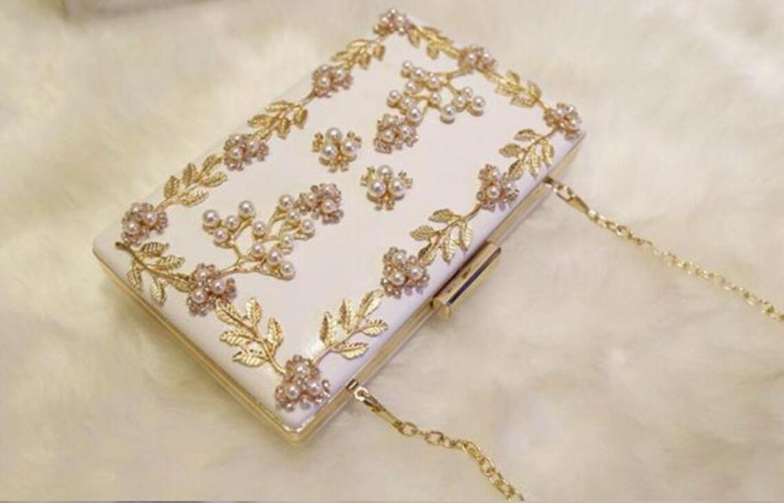 2022 Large Size Women Handbag Evening Bags For Party New Women Chain Shoulder Bag Ladies Fashion Gold Clutch Box Bag Women Messenger 06