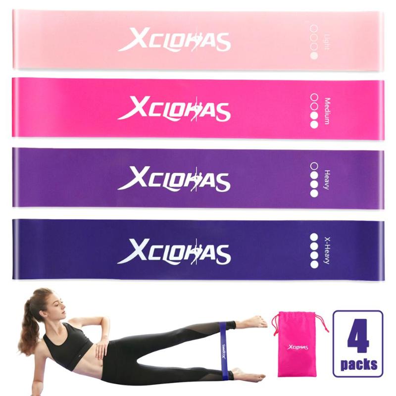 XC LOHAS 4 Level Pink Resistance Bands Customized for Women Pilates Yoga Workout Elastic Bands Home Fitness Training Equipment
XC LOHAS 4 Level Pink Resistance Bands Customized for Women Pilates Yoga Workout Elastic Bands Home Fitness Training Equipment