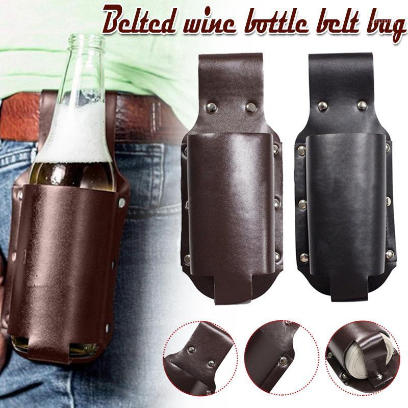 Beer Bottle Holster Holder Portable PU Leather Hands Free for Camping Drinks AIC881, Black
Beer Bottle Holster Holder Portable PU Leather Hands Free for Camping Drinks AIC881, Black