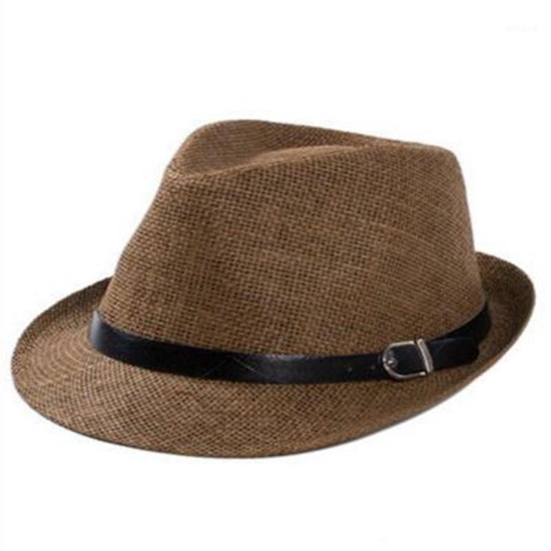 Vintage summer breathable straw sun protection hat women men jazz panama outdoor beach hat1, White
Vintage summer breathable straw sun protection hat women men jazz panama outdoor beach hat1, White