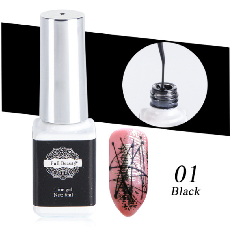 6ML Nail Spider Gel Painting Creative Nail Art UV Gel Wire Drawing Elasticity Point Line Soak Off Spider Varnish TSLM2, 07
6ML Nail Spider Gel Painting Creative Nail Art UV Gel Wire Drawing Elasticity Point Line Soak Off Spider Varnish TSLM2, 07