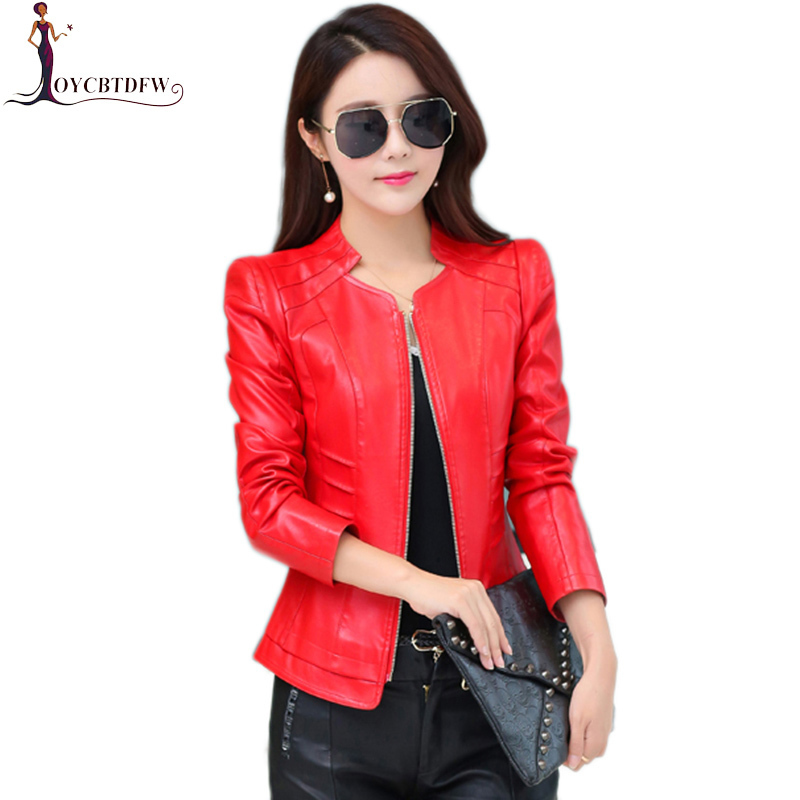 Outerwear Large Size 4xl Autumn Ladies Short Slim Genuine Leather Jacket Fashion Leather Jacket Women Jaqueta De Couro 201030