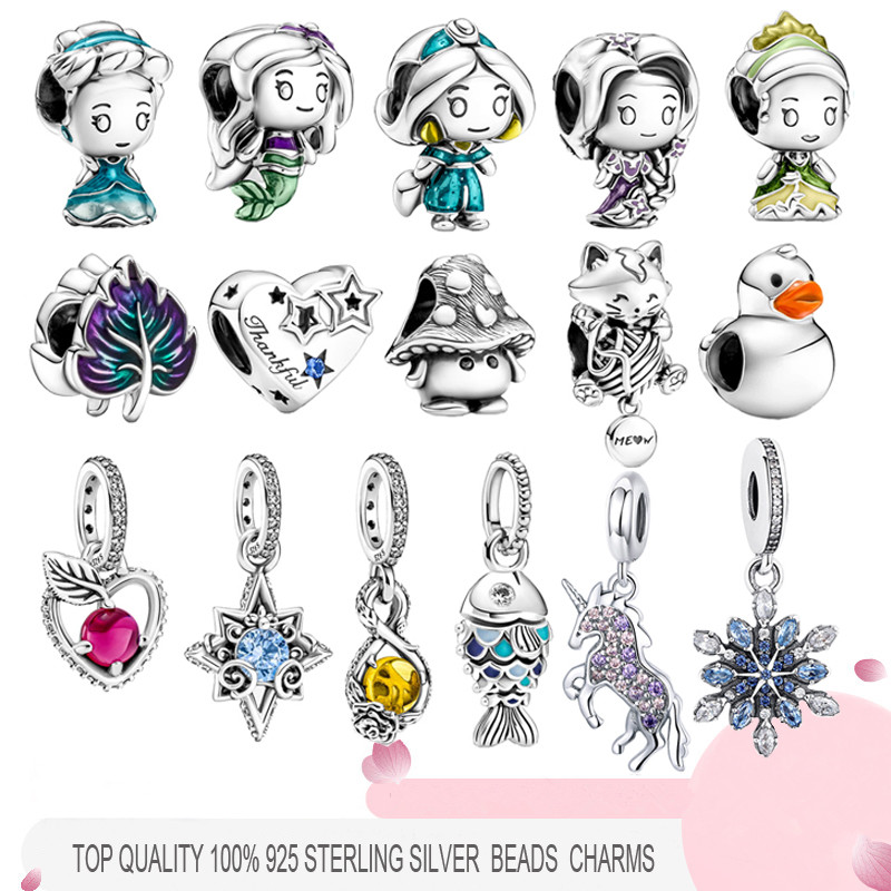 Femme 925 Sterling Silver Beads For Women DIY Making Jewelry Eternal Rose Blue Star Princess Charms Fit Pandora Bracelet Trinket
Femme 925 Sterling Silver Beads For Women DIY Making Jewelry Eternal Rose Blue Star Princess Charms Fit Pandora Bracelet Trinket