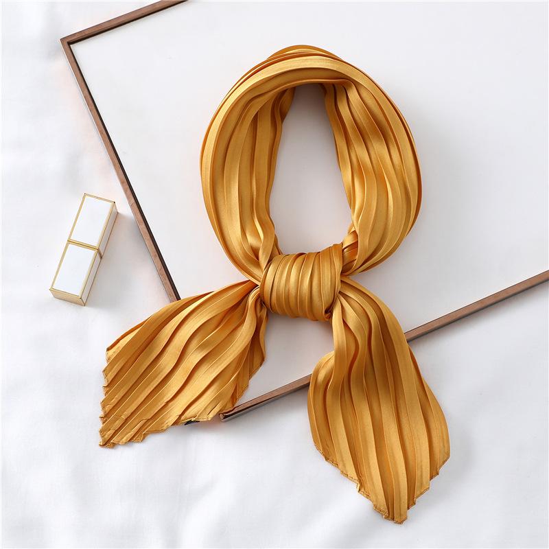 2020 Luxury Silk Crinkle Scarfs Women Solid Neck Scarf Pleated Hair Band Small Shawls Lady Neckerchief Foulard Bandana
2020 Luxury Silk Crinkle Scarfs Women Solid Neck Scarf Pleated Hair Band Small Shawls Lady Neckerchief Foulard Bandana