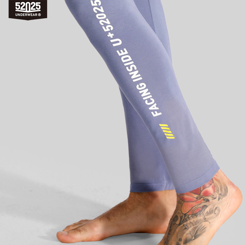 52025 Women Soft Comfortable Fashion Long Johns Modal Underwear Set Men Thermal 201125