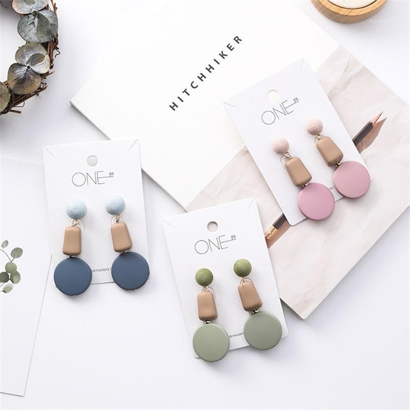 2020 Korean Sweet Pink Earrings Candy Color Irregular Geometric Cube Drop Earrings Fashion Button Long Women's Earring Jewelry1
2020 Korean Sweet Pink Earrings Candy Color Irregular Geometric Cube Drop Earrings Fashion Button Long Women's Earring Jewelry1