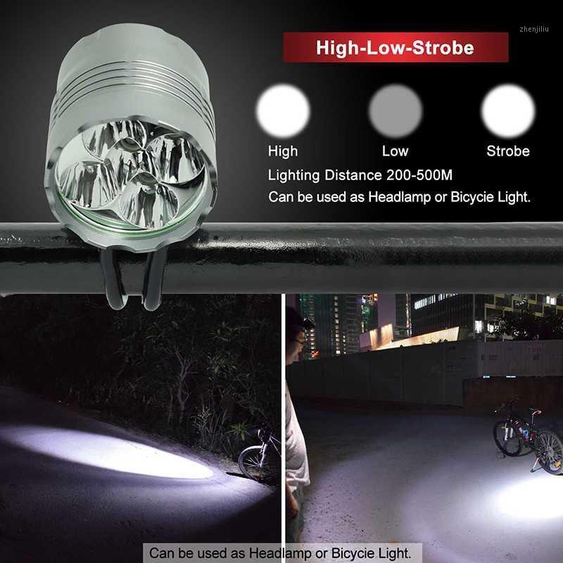 3 Modes 5* XM-L T6 LED Bike Front Light Rechargeable MTB Road Headlight Power 18650 Battery Pack AC Charger Lampluz bicicleta1
3 Modes 5* XM-L T6 LED Bike Front Light Rechargeable MTB Road Headlight Power 18650 Battery Pack AC Charger Lampluz bicicleta1