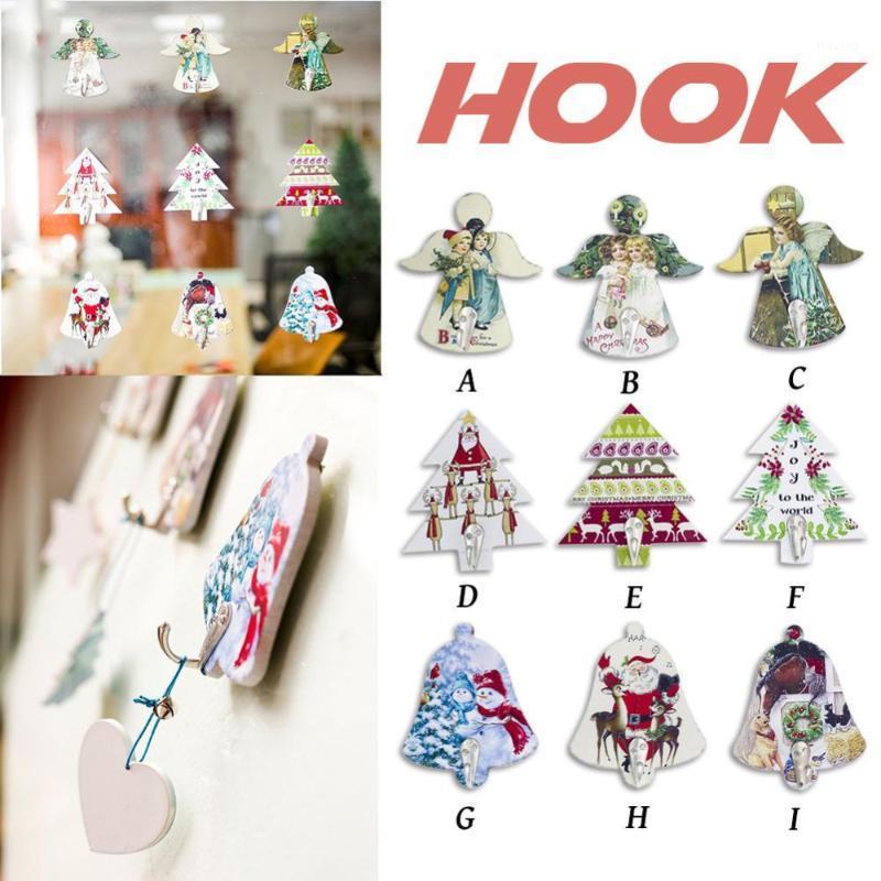 Lovely Multifunctional Wooden Hooks Colorful Painted Hooks With Metal Buckles Santa Claus Xmas tree Christmas Decoration1
Lovely Multifunctional Wooden Hooks Colorful Painted Hooks With Metal Buckles Santa Claus Xmas tree Christmas Decoration1