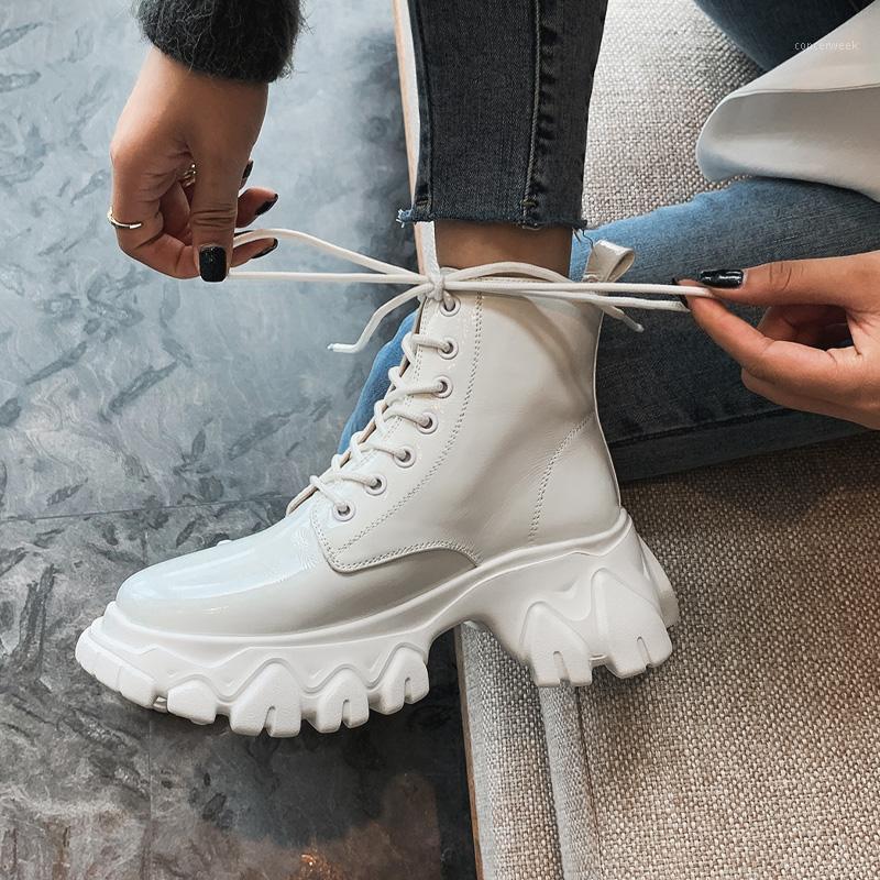 2020 New winter shoes women's ankle boots comfortable cow leather thick bottom keep warm increasing platform ankle boots1, Black
2020 New winter shoes women's ankle boots comfortable cow leather thick bottom keep warm increasing platform ankle boots1, Black