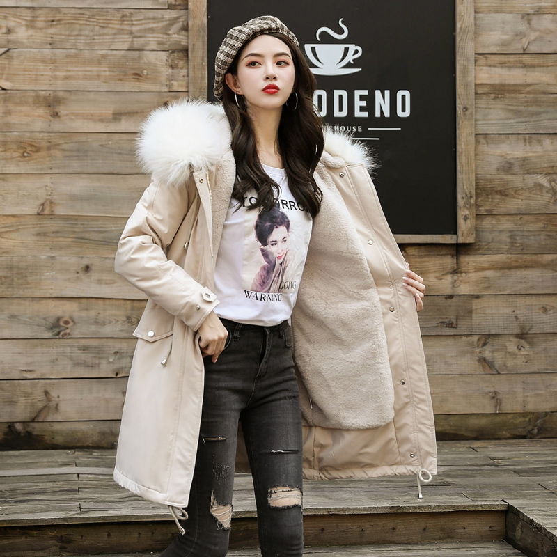 SWREDMI New Arrival Fashion Slim Women Winter Jacket Thick Padded Warm Ladies Long Coats Parka Womens Jackets Drawstring Coats T200114