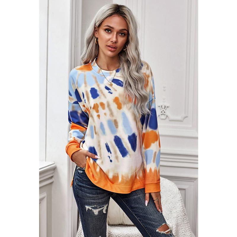 Women Tie-dye Sweatshirts Fashion Trend Plus Size Long Sleeve All-match Pullover Tops Designer Female Autumn New Casual Loose Hoodies
Women Tie-dye Sweatshirts Fashion Trend Plus Size Long Sleeve All-match Pullover Tops Designer Female Autumn New Casual Loose Hoodies